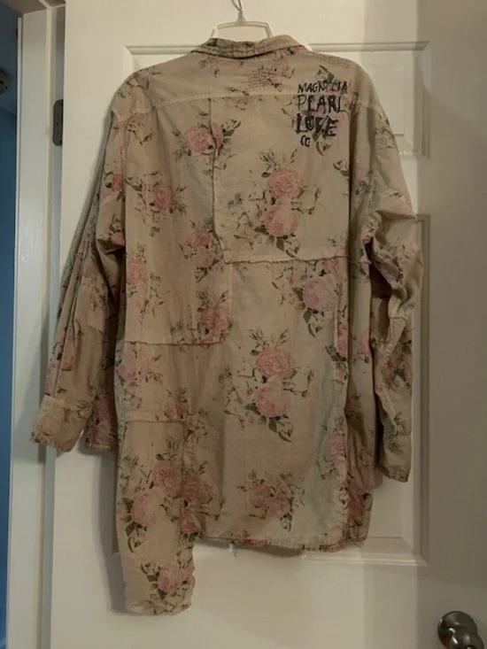 NWT - Magnolia Pearl Printed Adison Workshirt Top 1901 Springlove - Picture 6 of 13